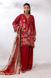 Unstitched Lawn 3 Piece Suit